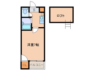 姪浜コンパートメントの物件間取画像